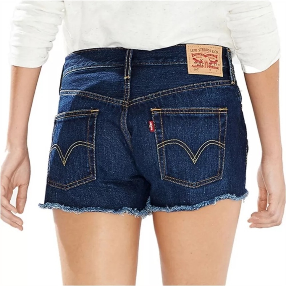 Levi’s 501 Button-Fly denim cut off shorts